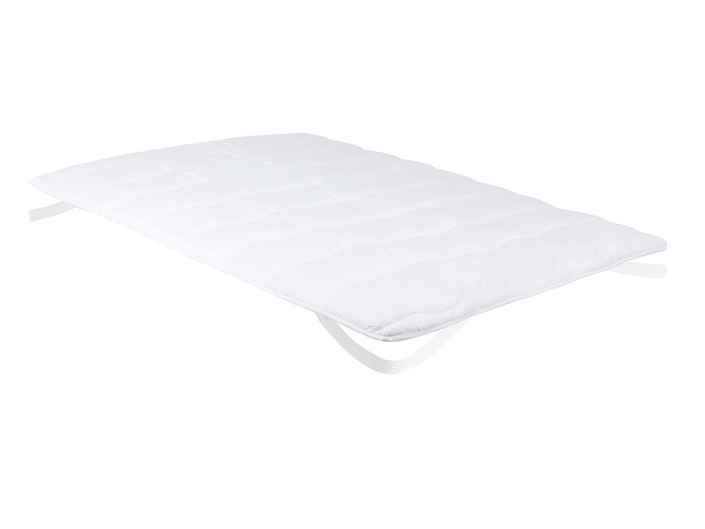 Topper de fibra respirável, toque de penugem, 3 cm