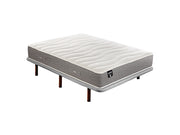 Cama de hotel com colchão de molas Normactive e visco REGINA VISCO e base estofada - Pack Luxury